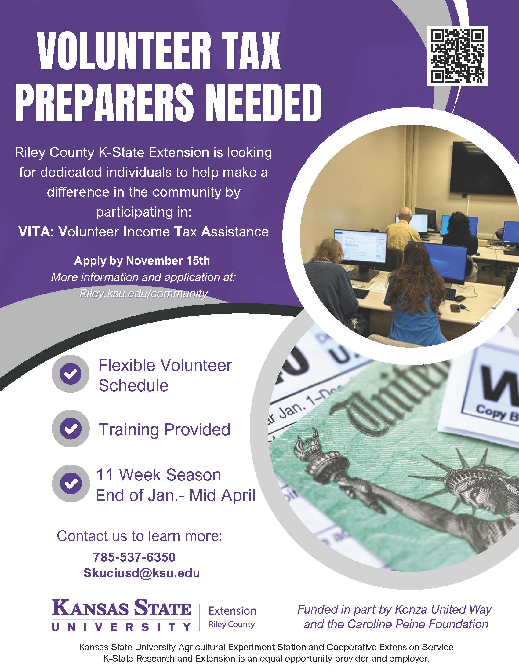 VITA Volunteer Needed for 2026