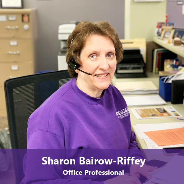 Sharon Bairow-Riffey, Office Professional